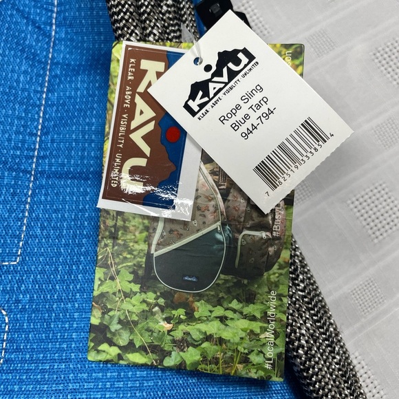 KAVU Rope Sling Bag โ Blue Tarp | NWT - Picture 12 of 13